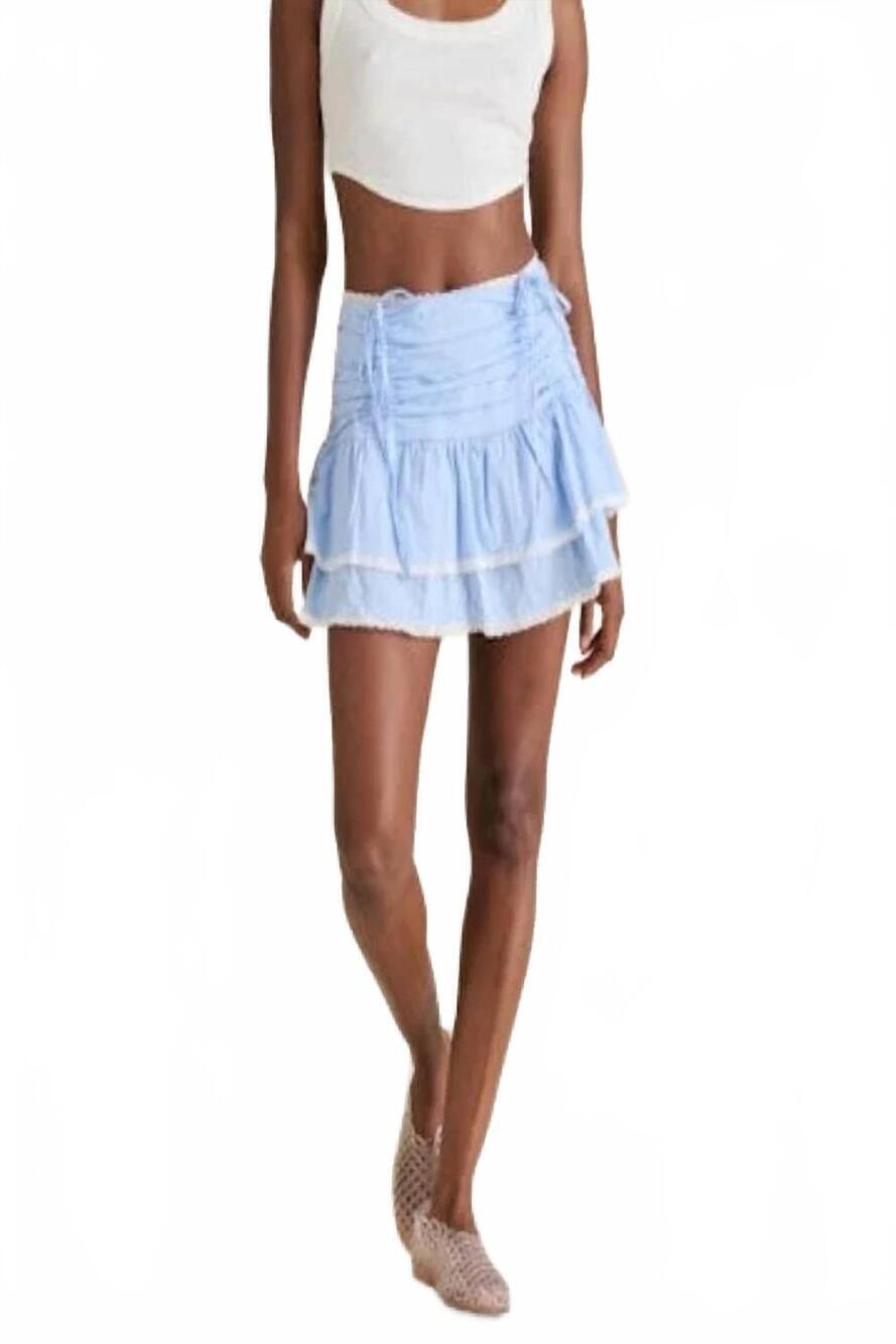 NEW STEVE MADDEN women's darienne skirt in blue - Picture 1 of 2